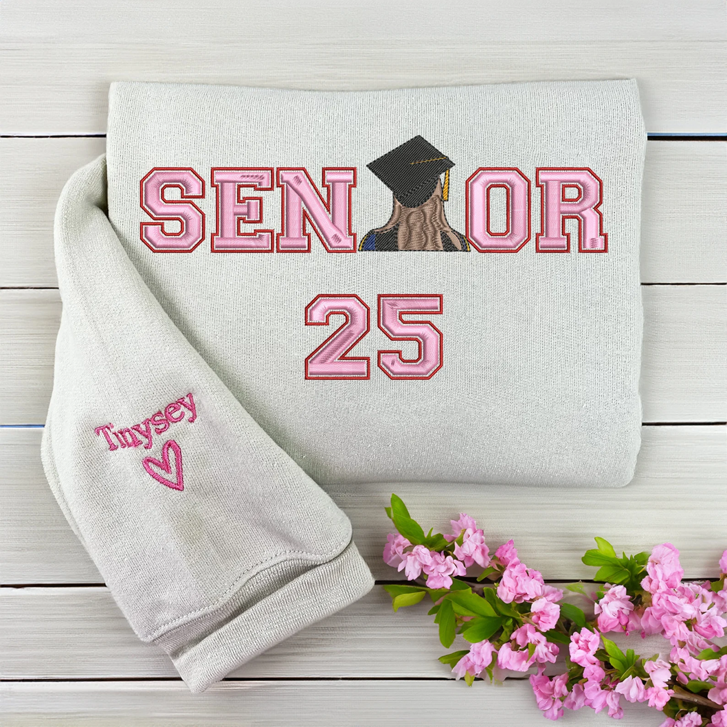 Embroidered Class of 2025 Sweatshirt