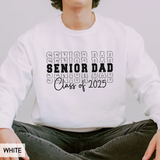Proud Senior Dad 2025 Graduation Sweatshirt